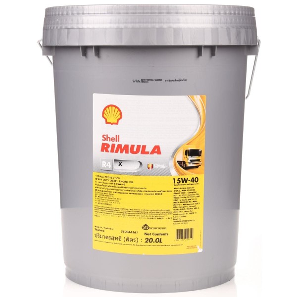 Shell Rimula R4X 15W40 - 20 Liters